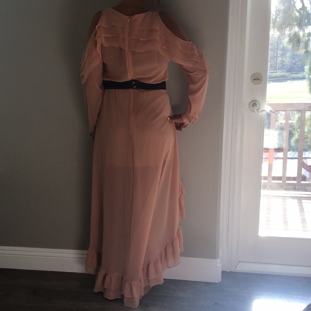 POLYESTER RUFFLED DRESS - Picture 2 of 2